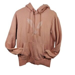 American Eagle Super Soft Hoodie Sweatshirt Women's S/P Salmon Pink Pullover